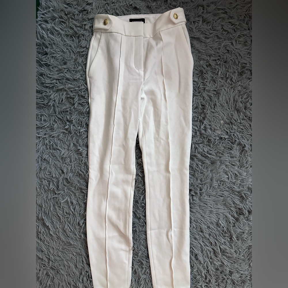 White Express Slacks Size 0R Never Worn
